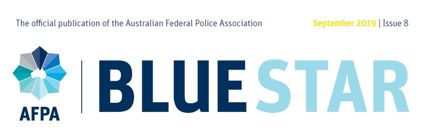 Australian Federal Police Blue Star Sept 19 issue